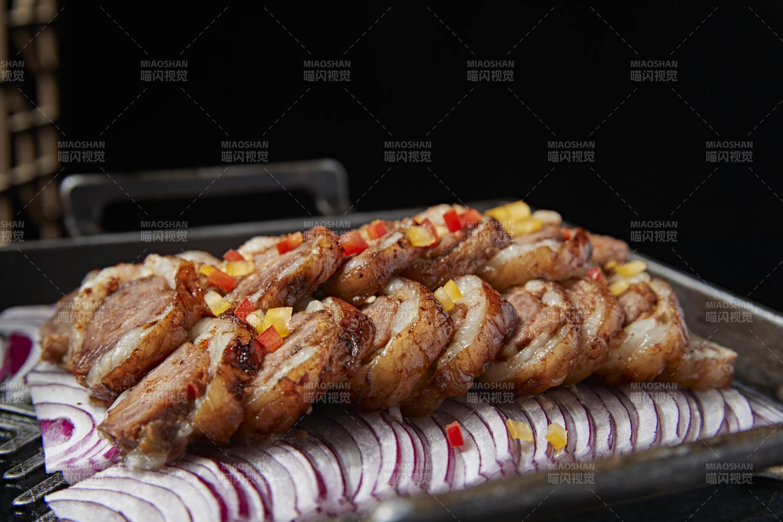 铁板烤鸭胸图片