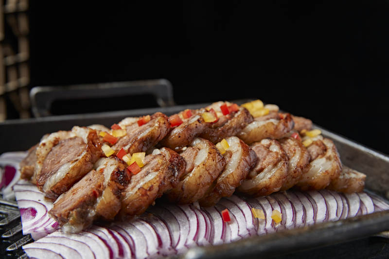 铁板烤鸭胸图片