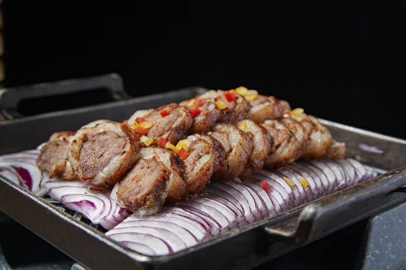 铁板烤鸭胸图片