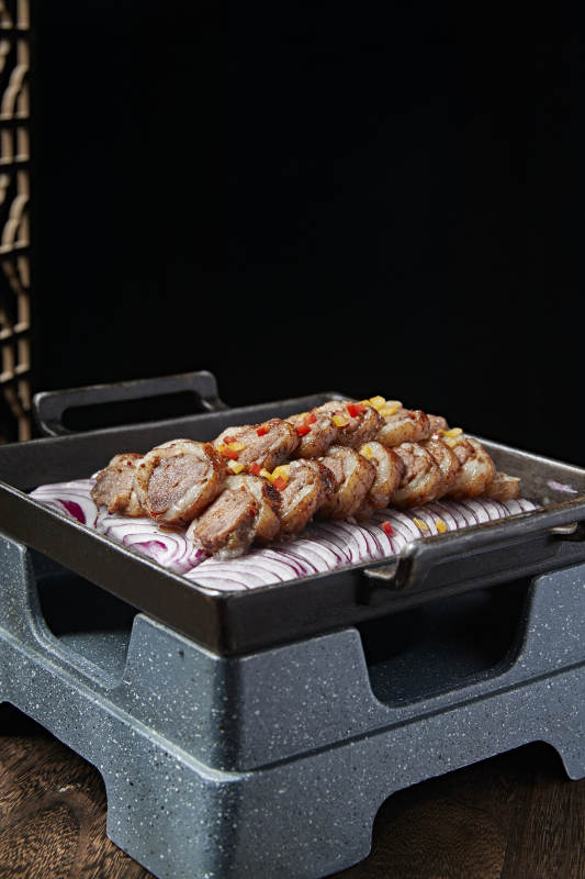 铁板烤鸭胸图片