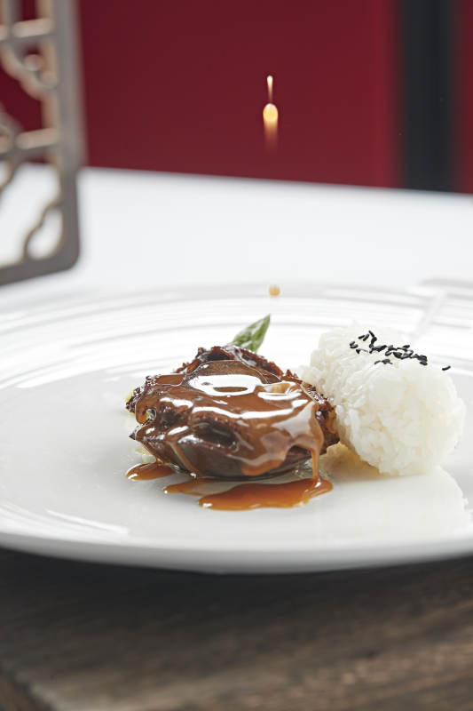 南非干鲍鲍汁捞饭图片