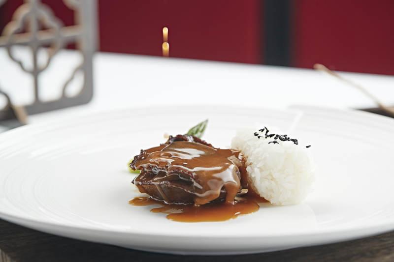 南非干鲍鲍汁捞饭图片