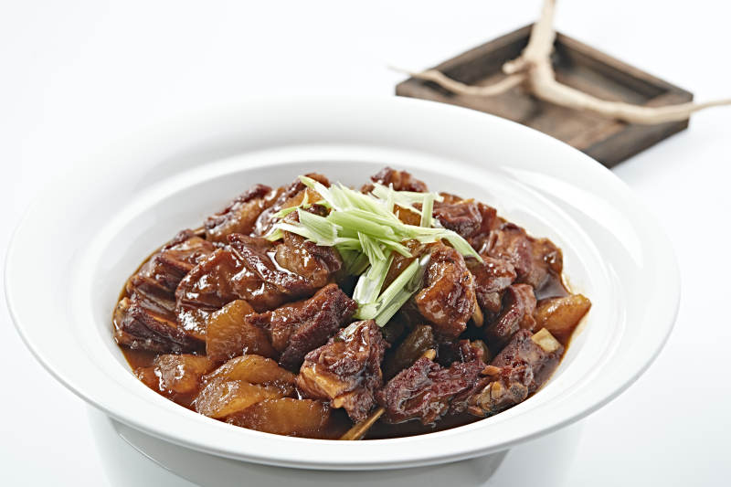 红烧羊排白萝卜图片