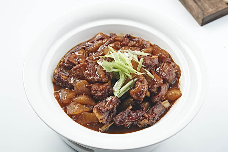 红烧羊排白萝卜图片