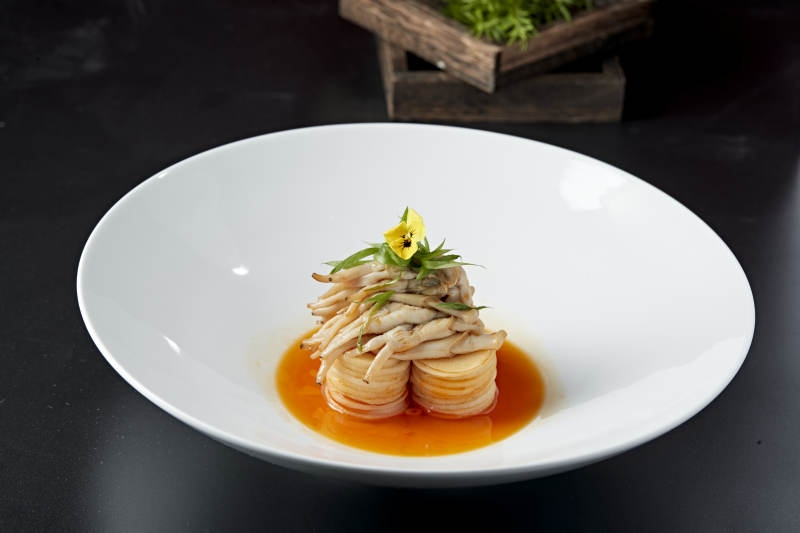 红油蒜香蛏子图片