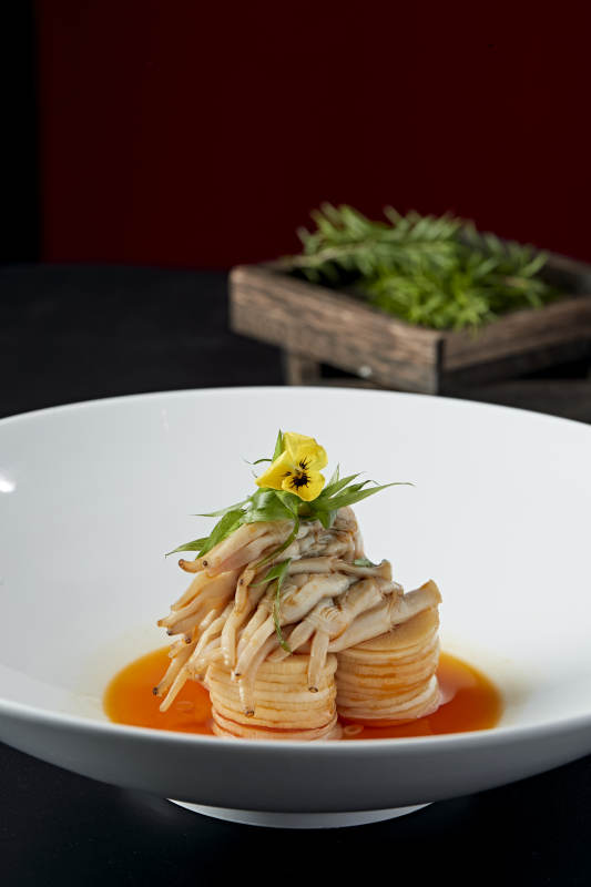 红油蒜香蛏子图片