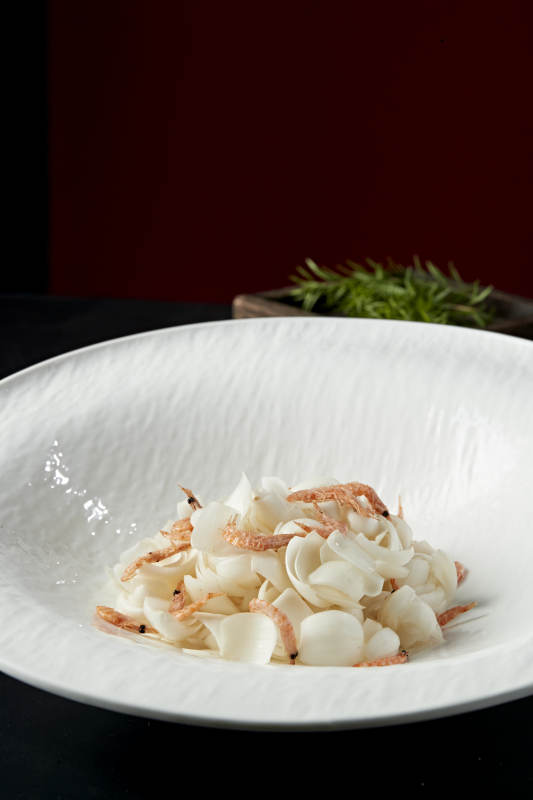 樱花虾干拌百合图片