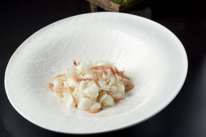 樱花虾干拌百合图片