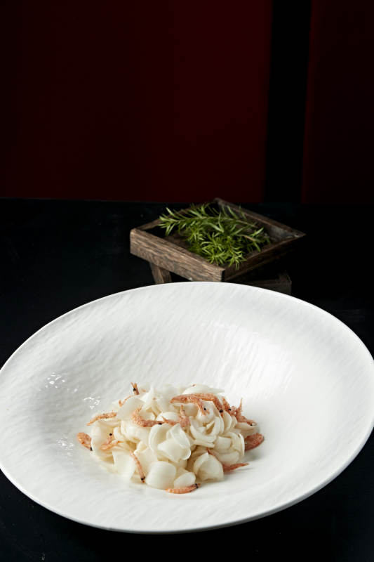 樱花虾干拌百合图片