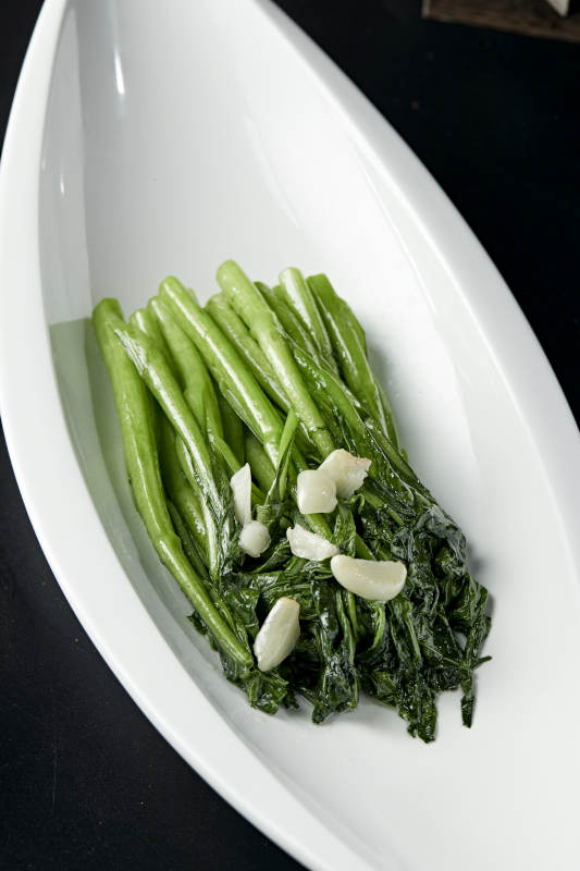 蒜香炝炒菜心图片