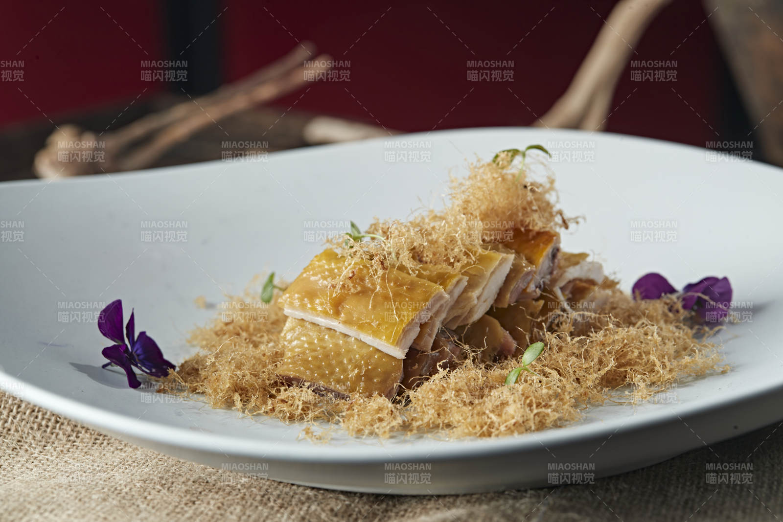 肉松柴鸡片图片