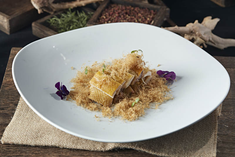 肉松柴鸡片图片