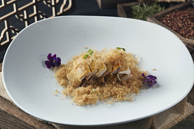 肉松柴鸡片图片