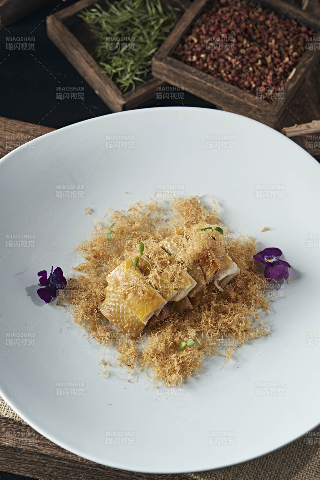 肉松柴鸡片图片