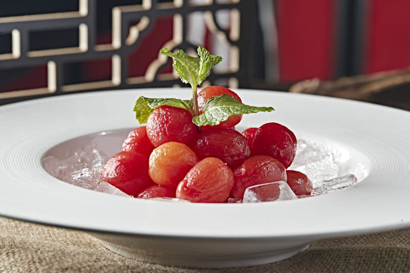 冰镇去皮圣女果小番茄图片