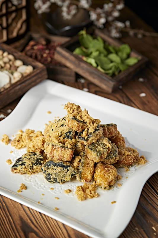 咸蛋黄焗南瓜图片