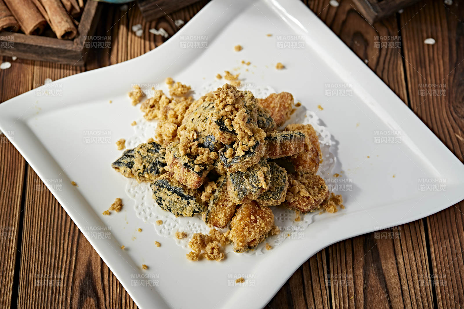 咸蛋黄焗南瓜图片