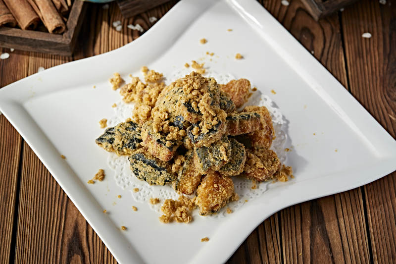 咸蛋黄焗南瓜图片