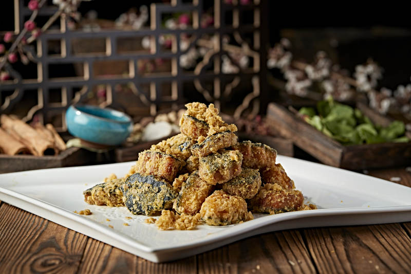 咸蛋黄焗南瓜图片