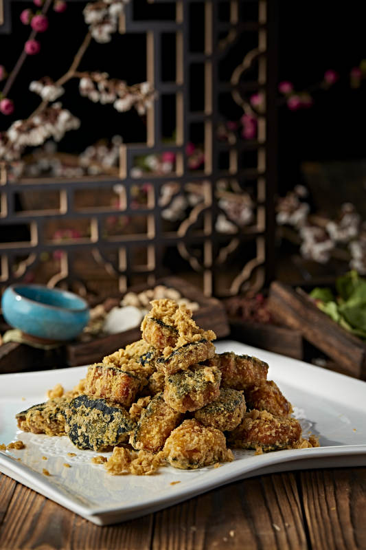 咸蛋黄焗南瓜图片