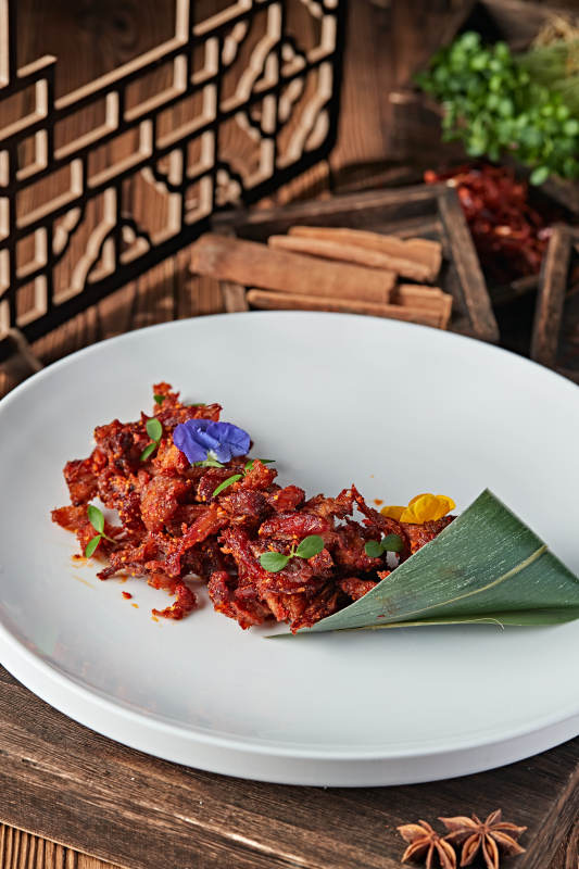 椒麻香辣火边子牛肉图片