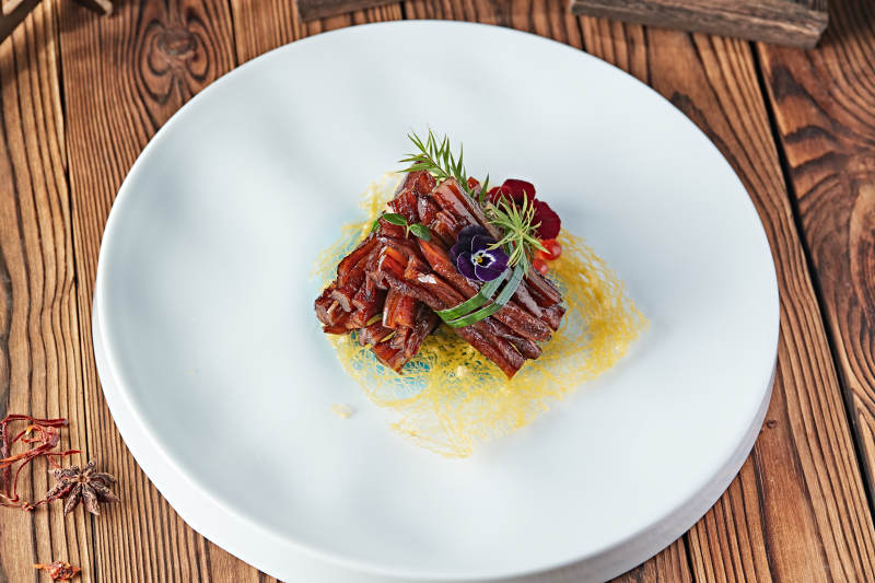 烟熏糖醋带鱼条图片