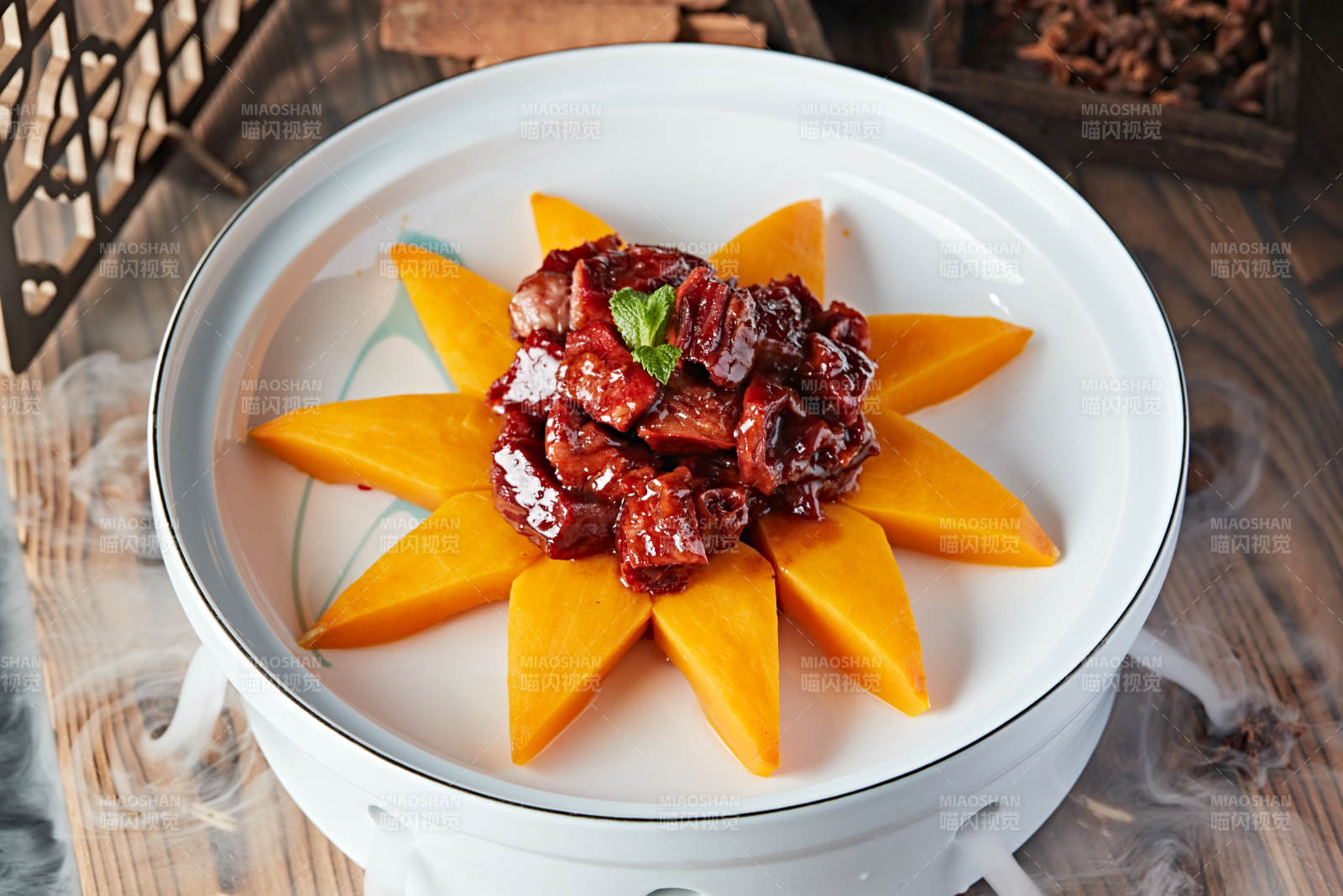 美味芒果红烧肉图片