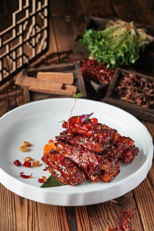 红烧糖醋猪肋排图片