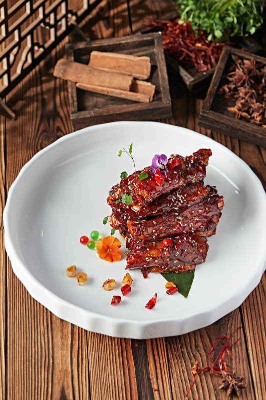 红烧糖醋猪肋排图片