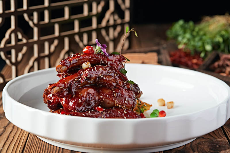 红烧糖醋猪肋排图片