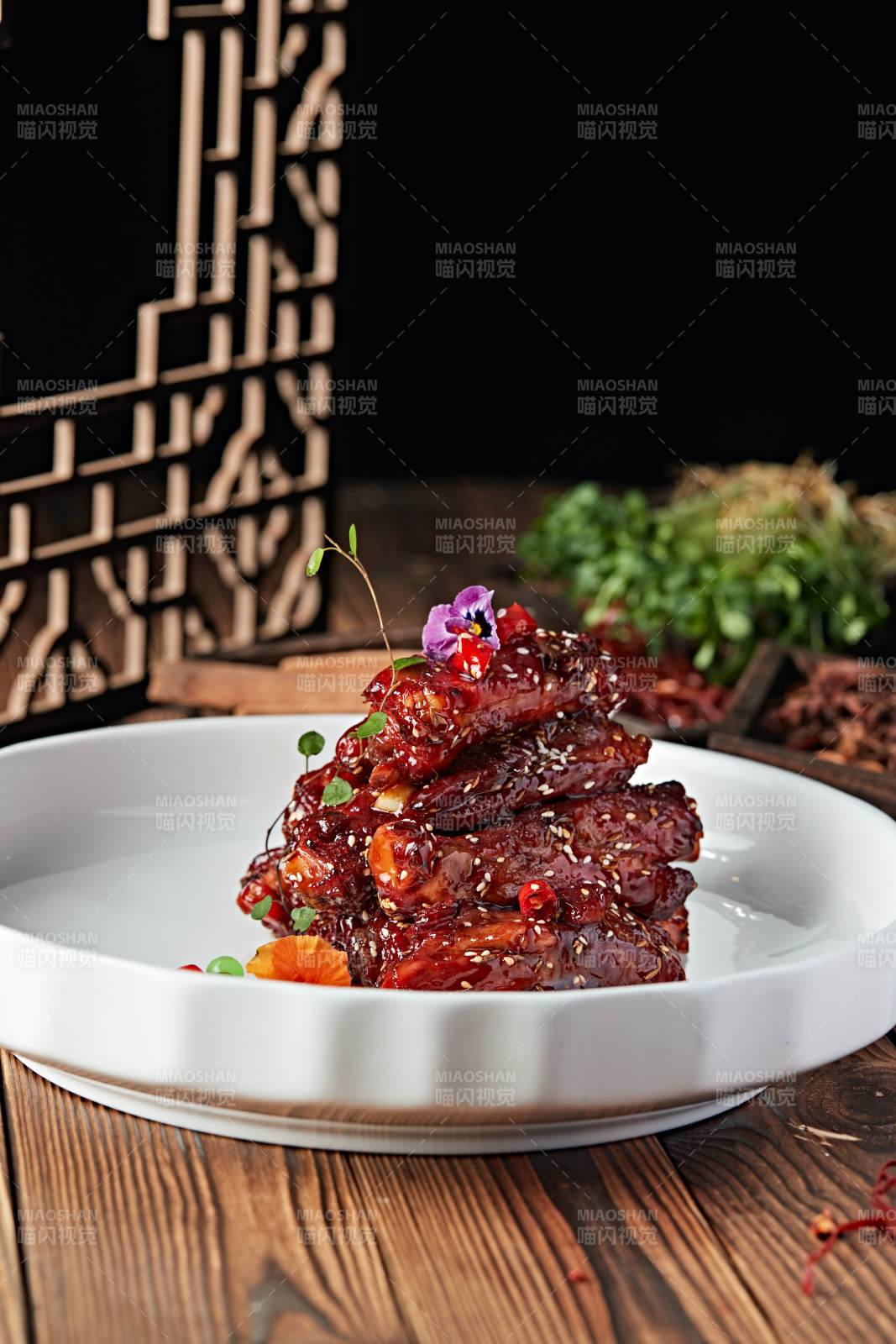 红烧糖醋猪肋排图片