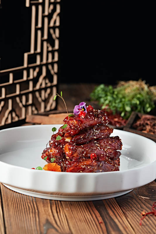 红烧糖醋猪肋排图片