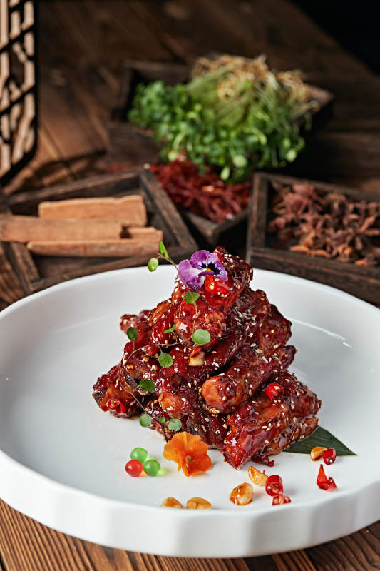 红烧糖醋猪肋排图片