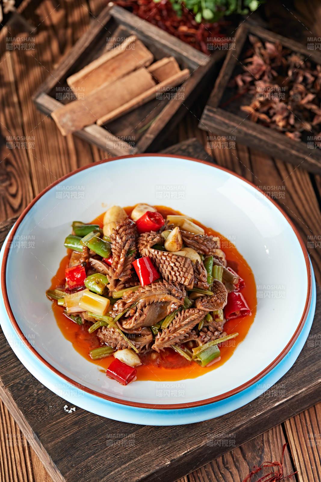 红油爆炒红油腰花图片