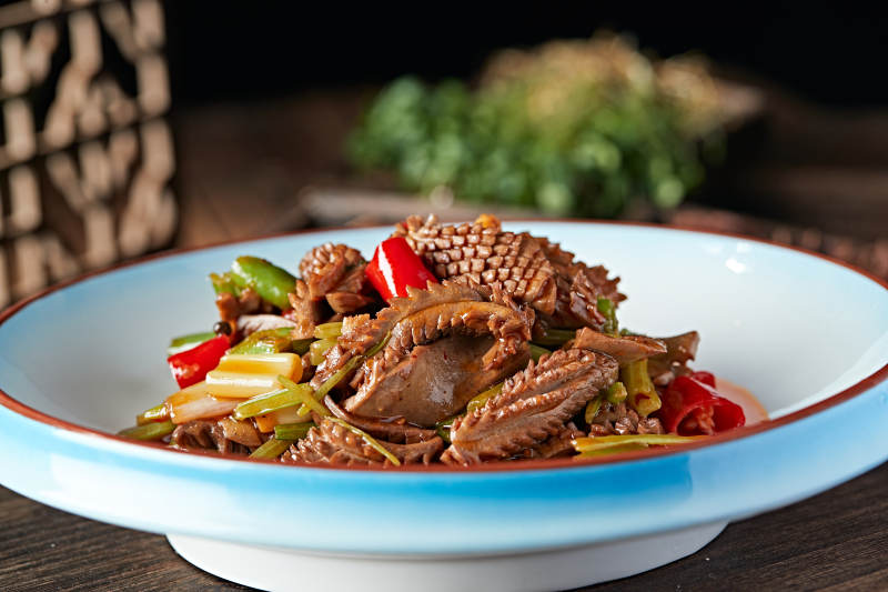 红油爆炒红油腰花图片