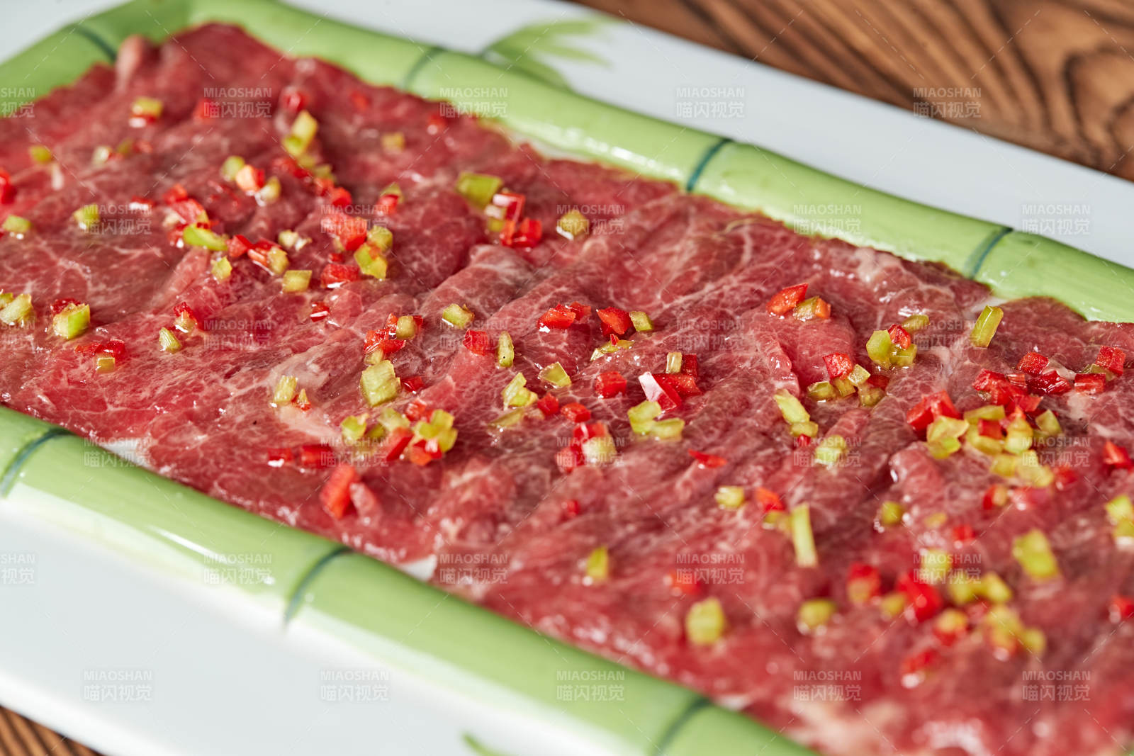 火锅食材鲜切羊肉图片