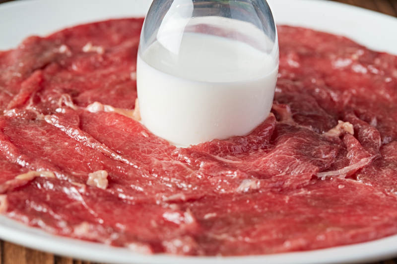 川渝火锅食材牛奶鲜牛肉图片