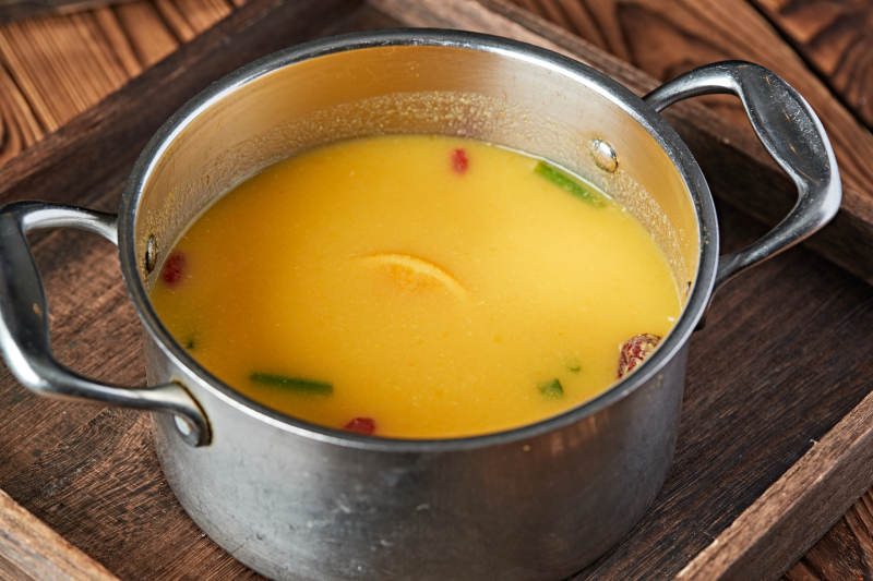 各种美味自助火锅汤底图片