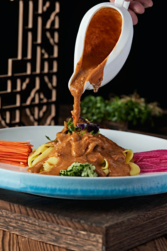 山西大同黄面大拉皮图片