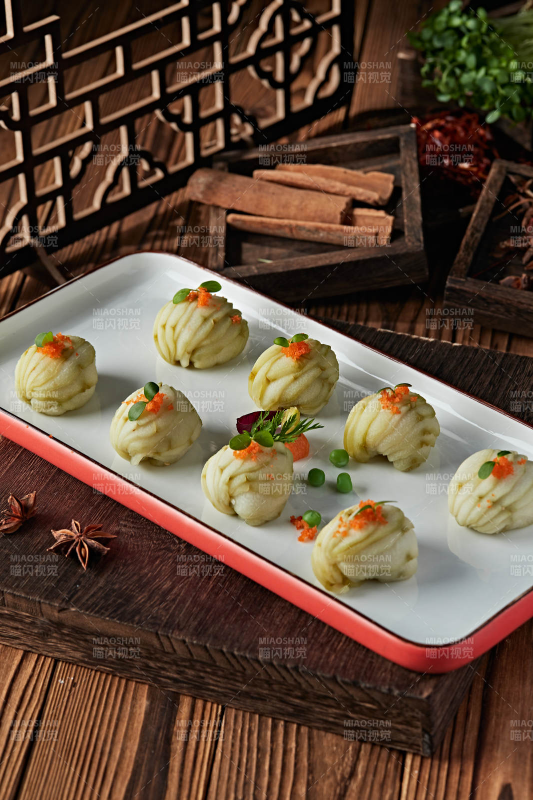 蛋黄黍米荠菜墩图片