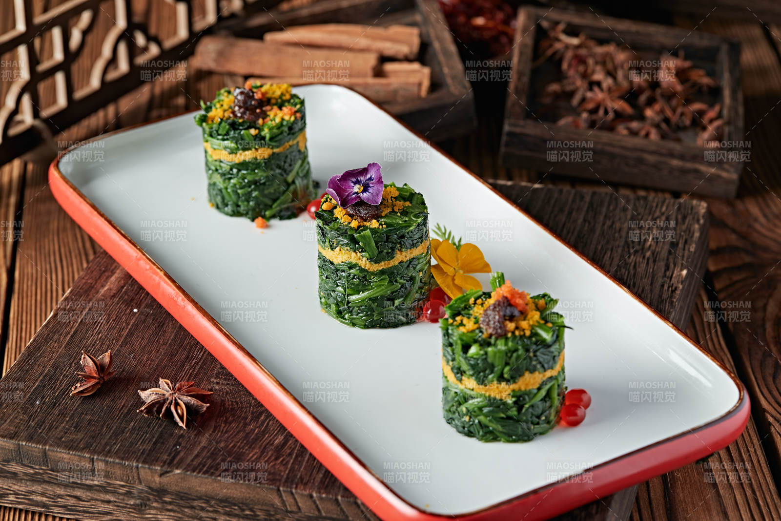 蛋黄黍米荠菜墩图片