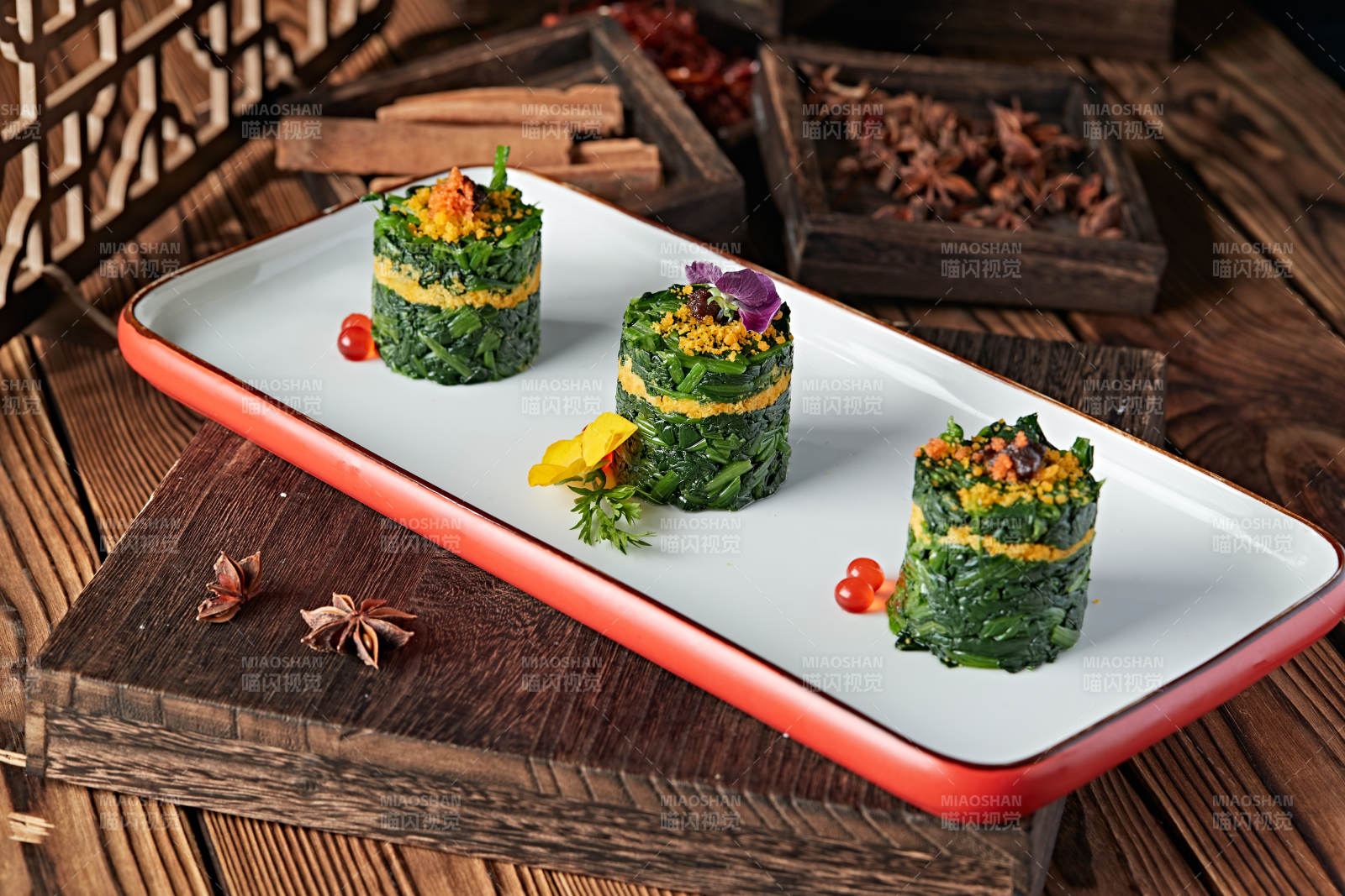 蛋黄黍米荠菜墩图片