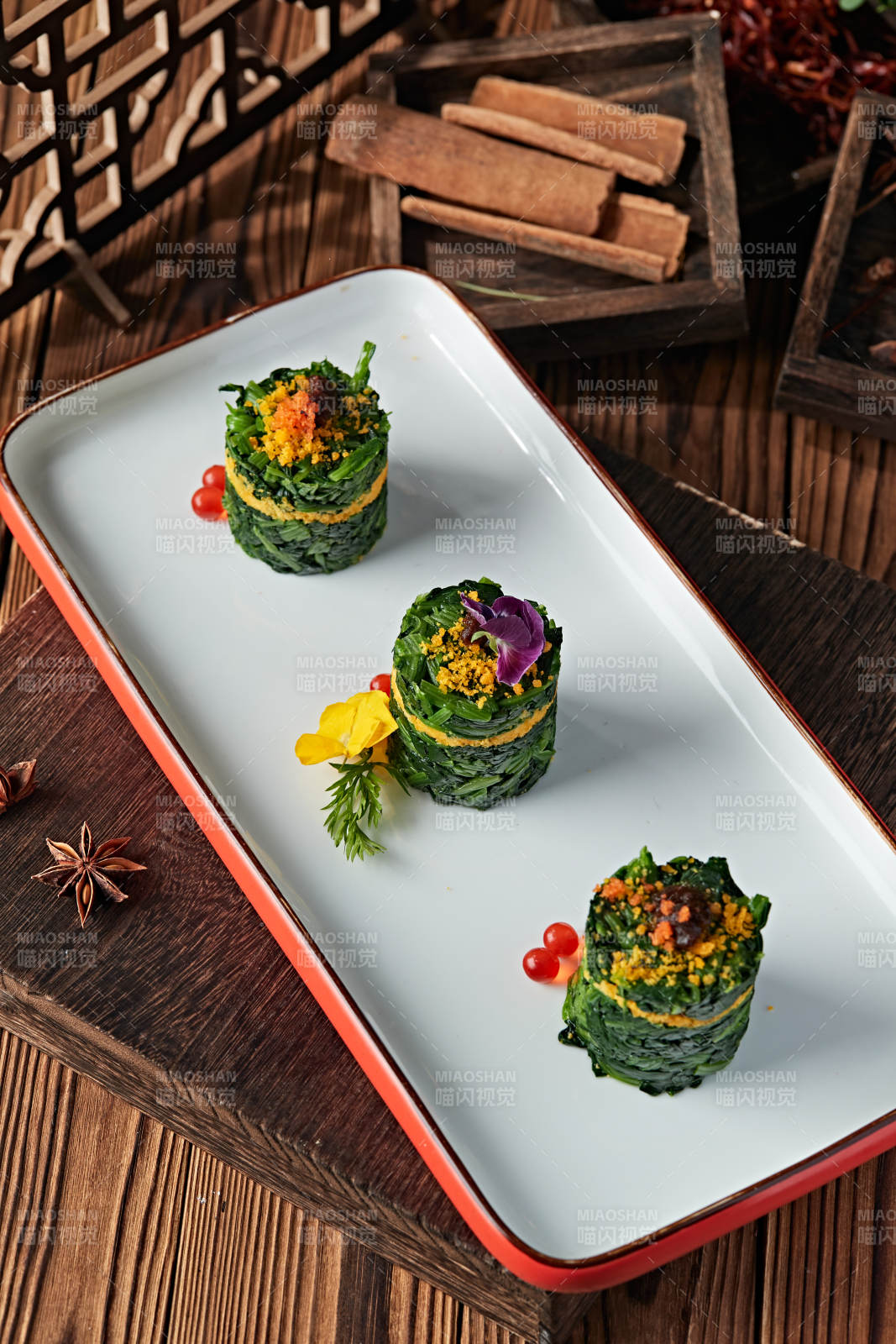 蛋黄黍米荠菜墩图片