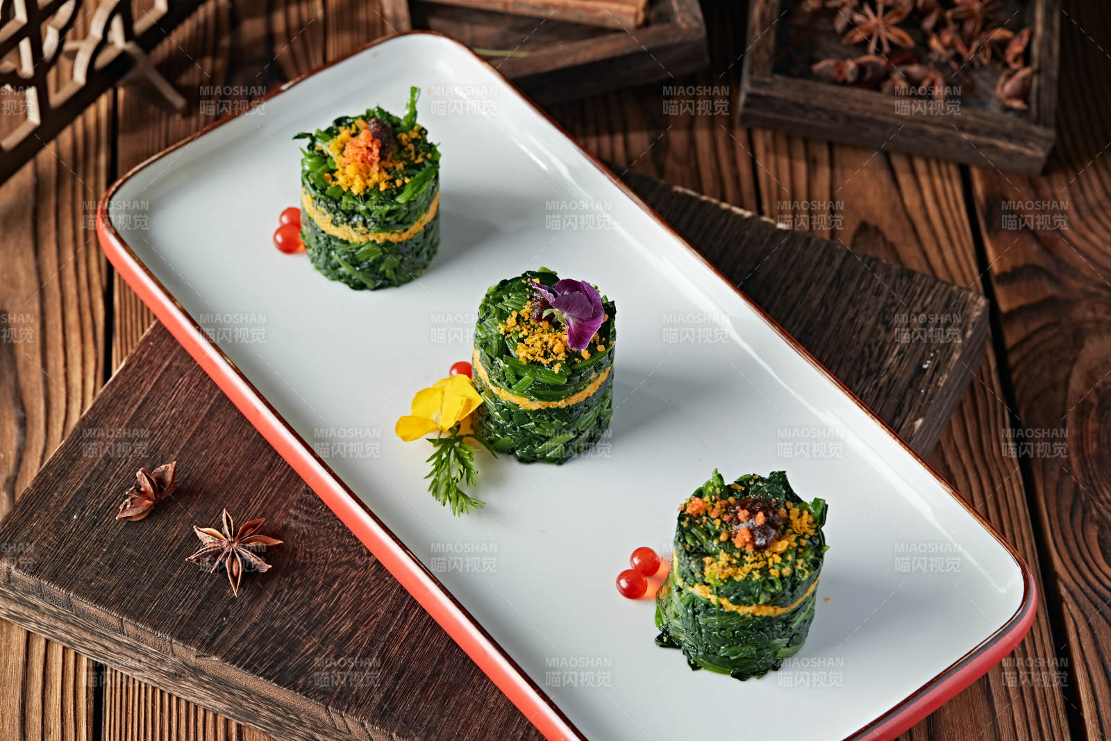 蛋黄黍米荠菜墩图片