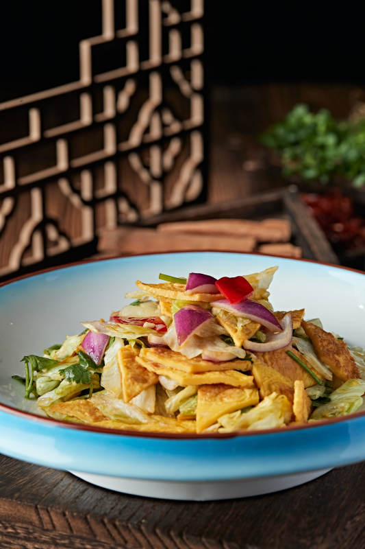 时蔬凉拌粉饹馇图片