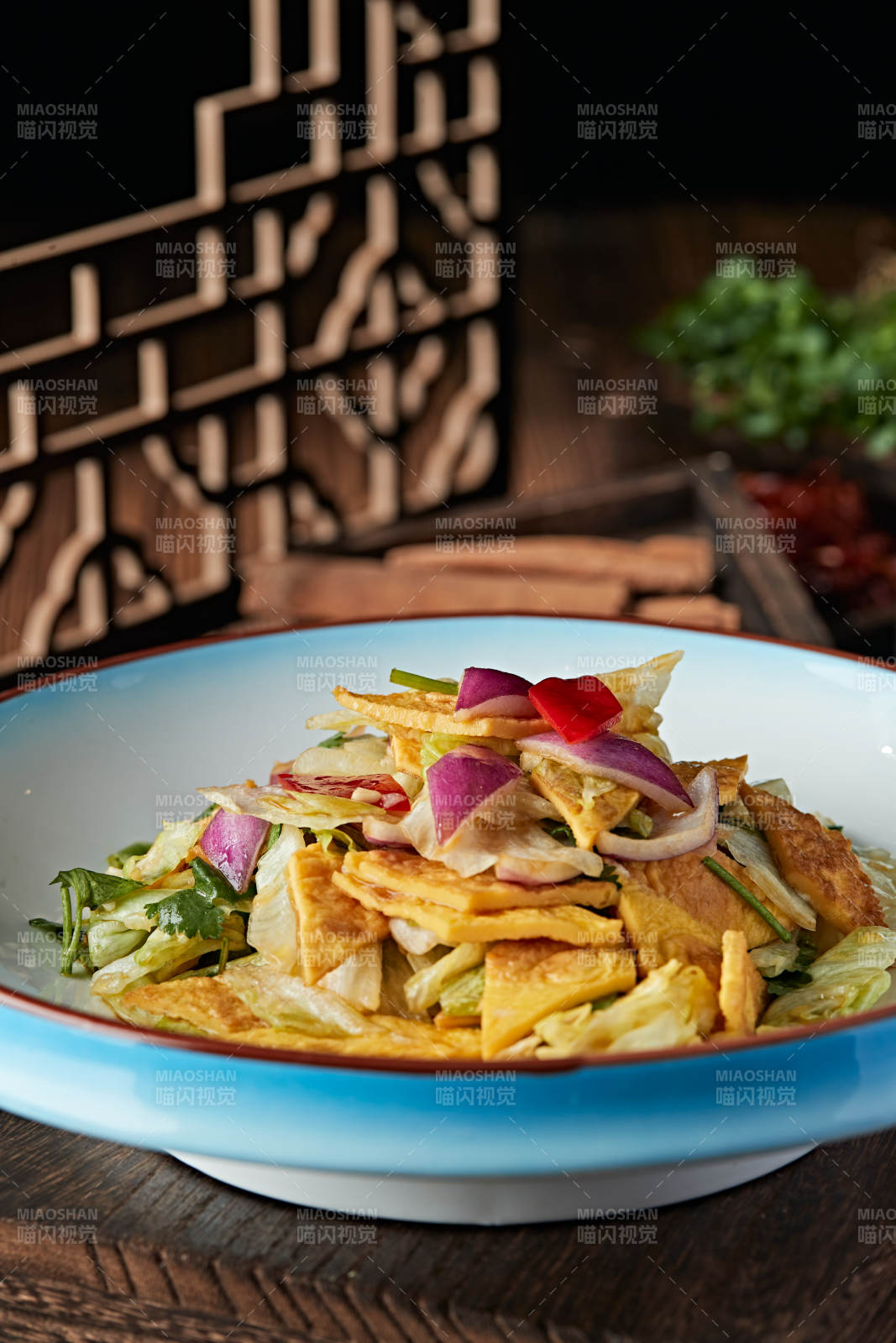 时蔬凉拌粉饹馇图片