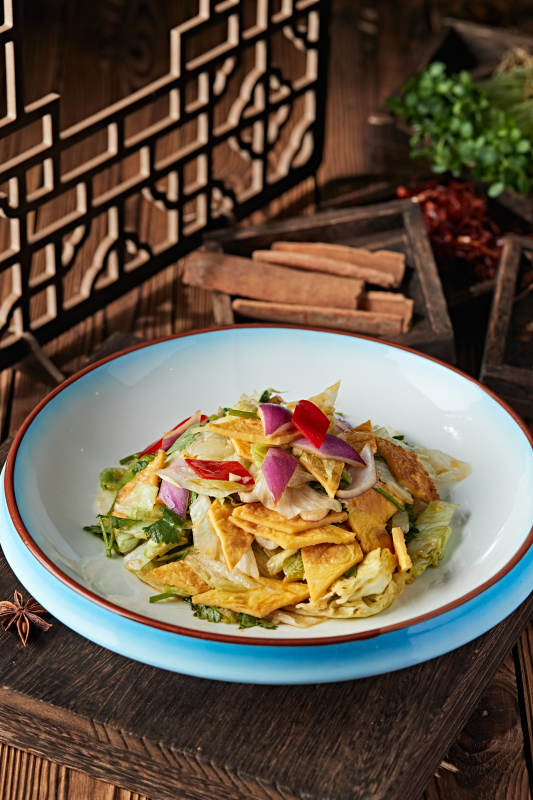 时蔬凉拌粉饹馇图片