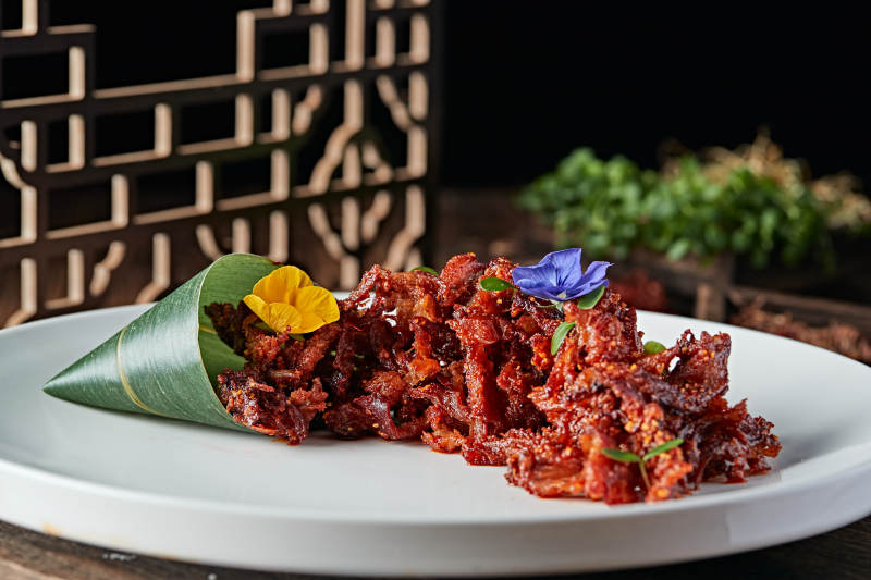 椒麻香辣火边子牛肉图片