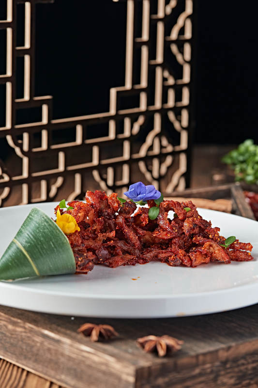 椒麻香辣火边子牛肉图片