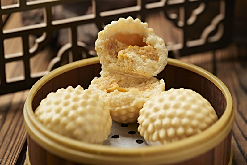 港式茶餐菠萝包奶黄包图片